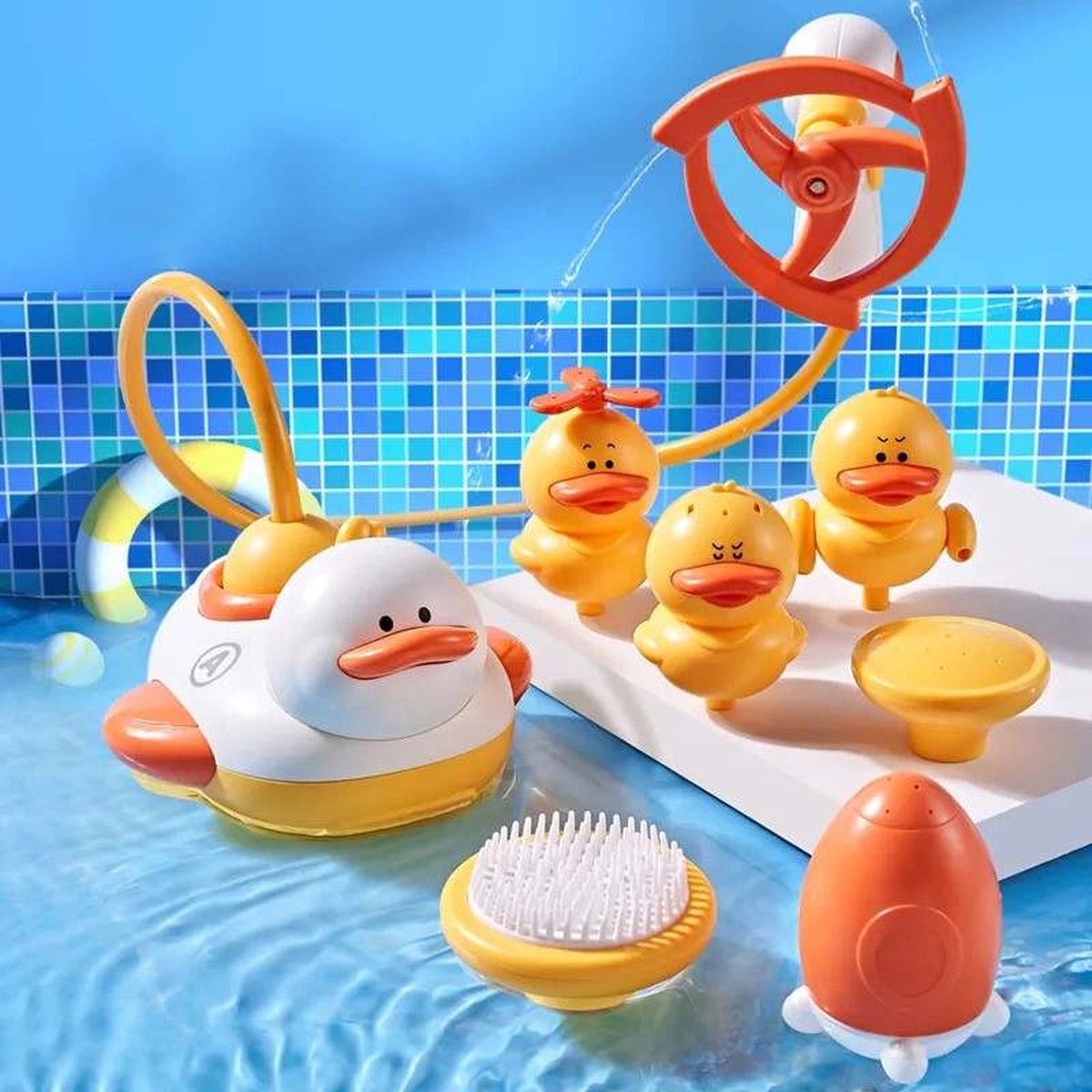 Bébé Berliée - Jouets de bain Bébé - Canards de Bain - Canard à Jouets  aquatiques