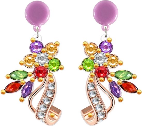 JEYORZY 50 x oorbelclips van roestvrij staal, oorclips, platte ronde oorbel, dienblad voor oorbellen, accessoires voor het maken van gebogen oorbellen JEYORZY 50 x oorbelclips van roestvrij staal, oorclips, platte ronde oorbel, dienblad voor oorbellen, accessoires voor het maken van gebogen oorbellen