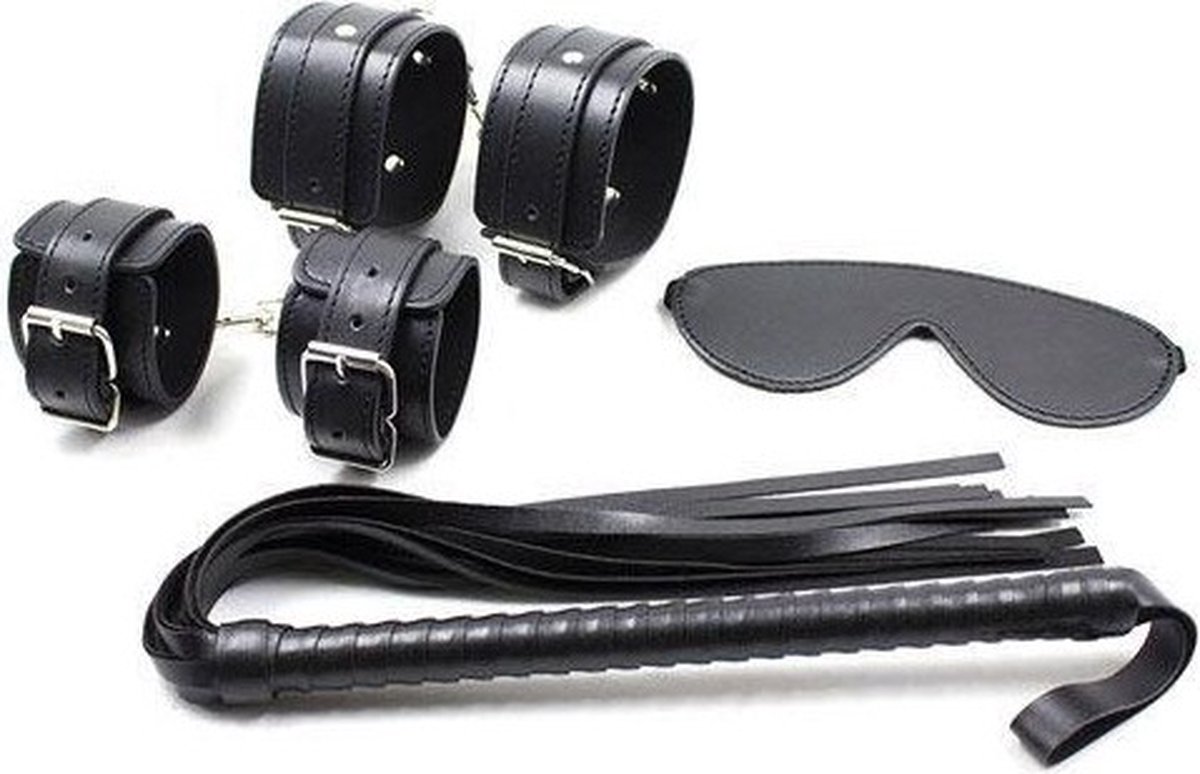 Goedkoopste FETISH ARTS - BASIC BONDAGE KIT 4 PIECES BLACK