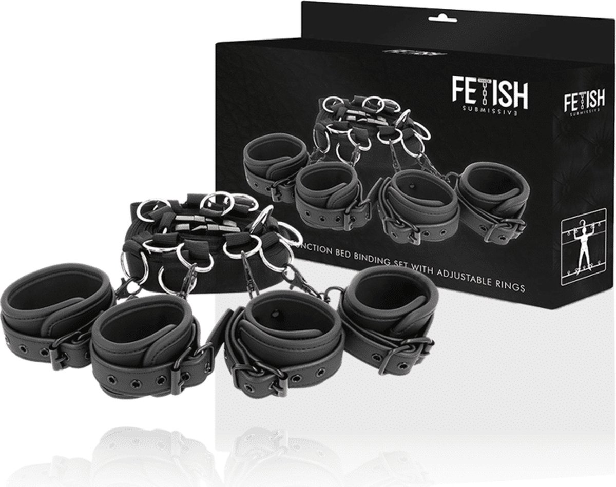 Goedkoopste FETISH SUBMISSIVE BONDAGE | Fetish Submissive Luxury Bed Restraints Set