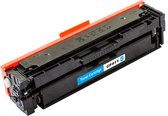 Cyaan CF411A tonercartridge met oranje hendel