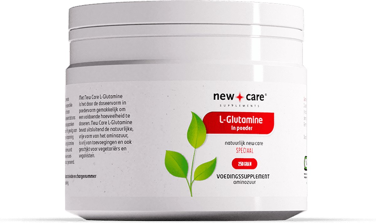 Goedkoopste New Care L-Glutamine - aminozuur - 250 gram - NZVT - vegan