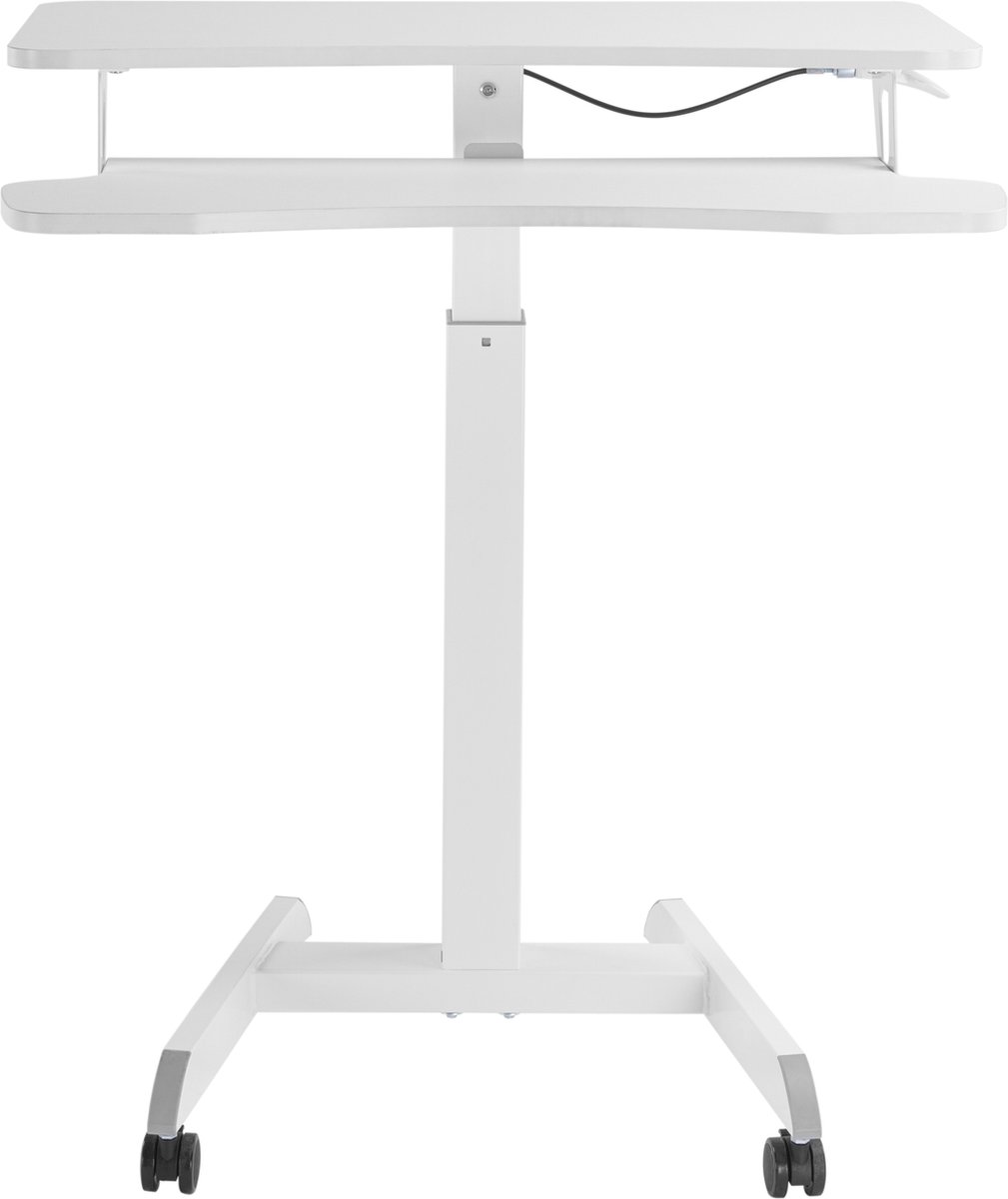 Bureau zit sta laptoptafel - verrijdbaar - hoogte verstelbaar thumbnail 3