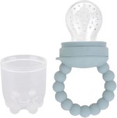 Baby Berliée - Baby Fruitspeen - Bijtring - Fruitzuiger - BPA vrij - Fopspeen in 3 maten - Licht Blauw