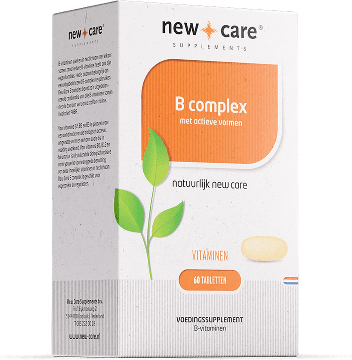 New Care Vitamine B complex vegan - 60 tabletten