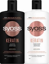 Syoss Keratin - Shampoo 1x 440 ml & Conditioner 1x 440 ml - Pakket
