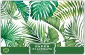 Placemat Palm - 25 placemats luxe papier Palm - 43 x 28 cm