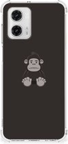 Smartphone hoesje Motorola Moto G73 Hoesje Bumper met transparante rand Gorilla