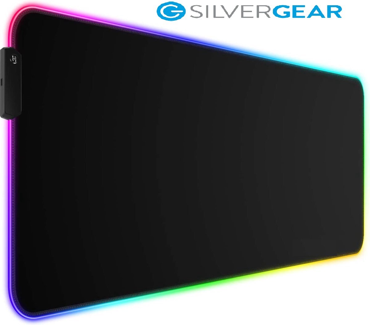 Silvergear Gaming Muismat XXL - 7 kleuren LED Verlichting - 80 x 30 cm - USB - Anti Slip - Silvergear