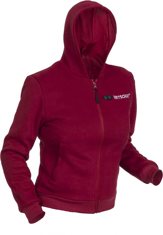 Veste Chauffante Femmes - Dual-Heating | USB - Bourgogne | L | Gilet Chauffant