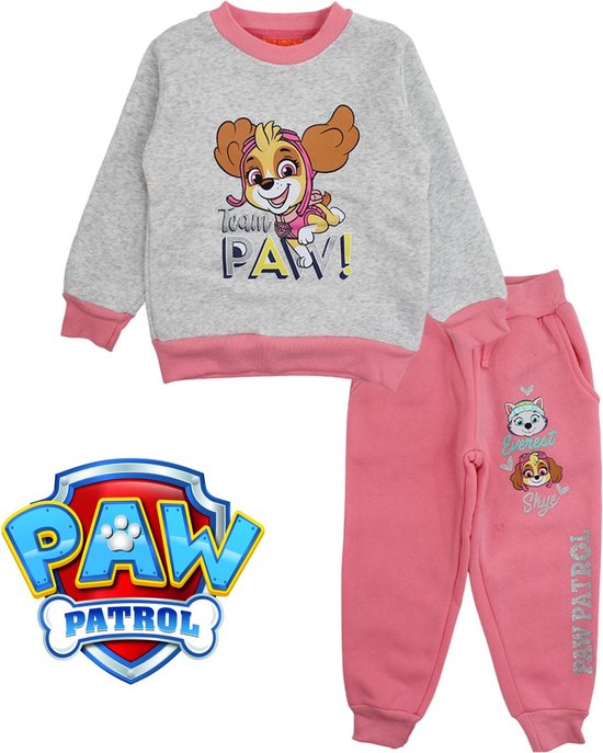 Paw patrol joggingpak - roze - maat 98 (3 jaar)