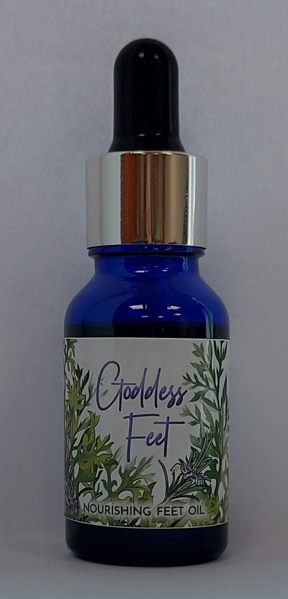 Goedkoopste Goddess Feet - Verzorgende voetenolie - 100 biologisch en natuurlijk - pipetflesje 15 ml