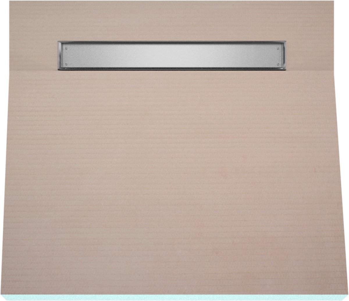 Betegelbare doucheplaat 90 x 170 cm Wiper OneWay douchegoot type Pure