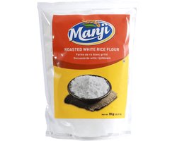 Manji - Geroosterde Witte Rijstmeel - 3x 1 kg