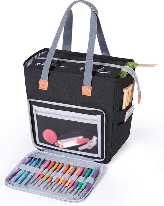 Coopay Haaknaald 2,25 mm 2 Stuks - Kleine Ergonomische Haaknaald Met Zacht Handvat Voor Amigurumi en Fijn Haken - UK-Maat