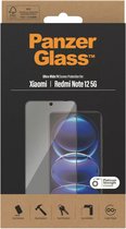 PanzerGlass - Screenprotector geschikt voor Xiaomi Redmi Note 12 Glazen | PanzerGlass Ultra-Wide Fit Screenprotector - Case Friendly