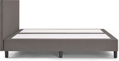 Beddenreus Comfort Box Lowen Plus vlak zonder matras - 120 x 200 cm - graphite