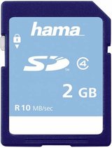 SD Memory Card Hama 00055377 Blue 2 GB