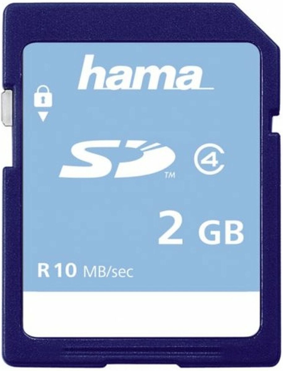 Hama HighSpeed SecureDigital Card 2 GB flashgeheugen SD