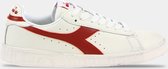 DIADORA Game L Low Waxed Wit/Rood Dames