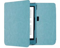 Geschikt voor Kobo Aura H2O Edition 2 Hoes – 360º Bescherming - Shock Proof Sleepcover – Flip Cover Turquoise