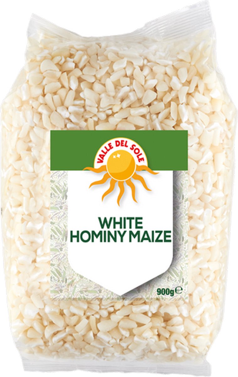 Valle Del Sole White Hominy Maize (900g)