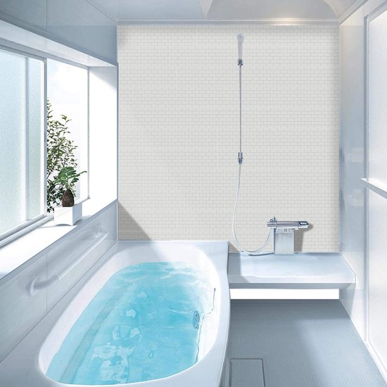 Ulticool Décoration Toilettes carrelages - Bandes de parement en briques Revêtement Mural Carrelage Métro Wit - 15x15 Cuisine - 15 pièces