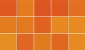 Ulticool Decoratie Sticker Tegels - Oranje Retro Vintage Kleuren - 15x15 cm - 15 stuks Plakfolie Tegelstickers - Plaktegels Zelfklevend - Sticktiles - Badkamer - Keuken