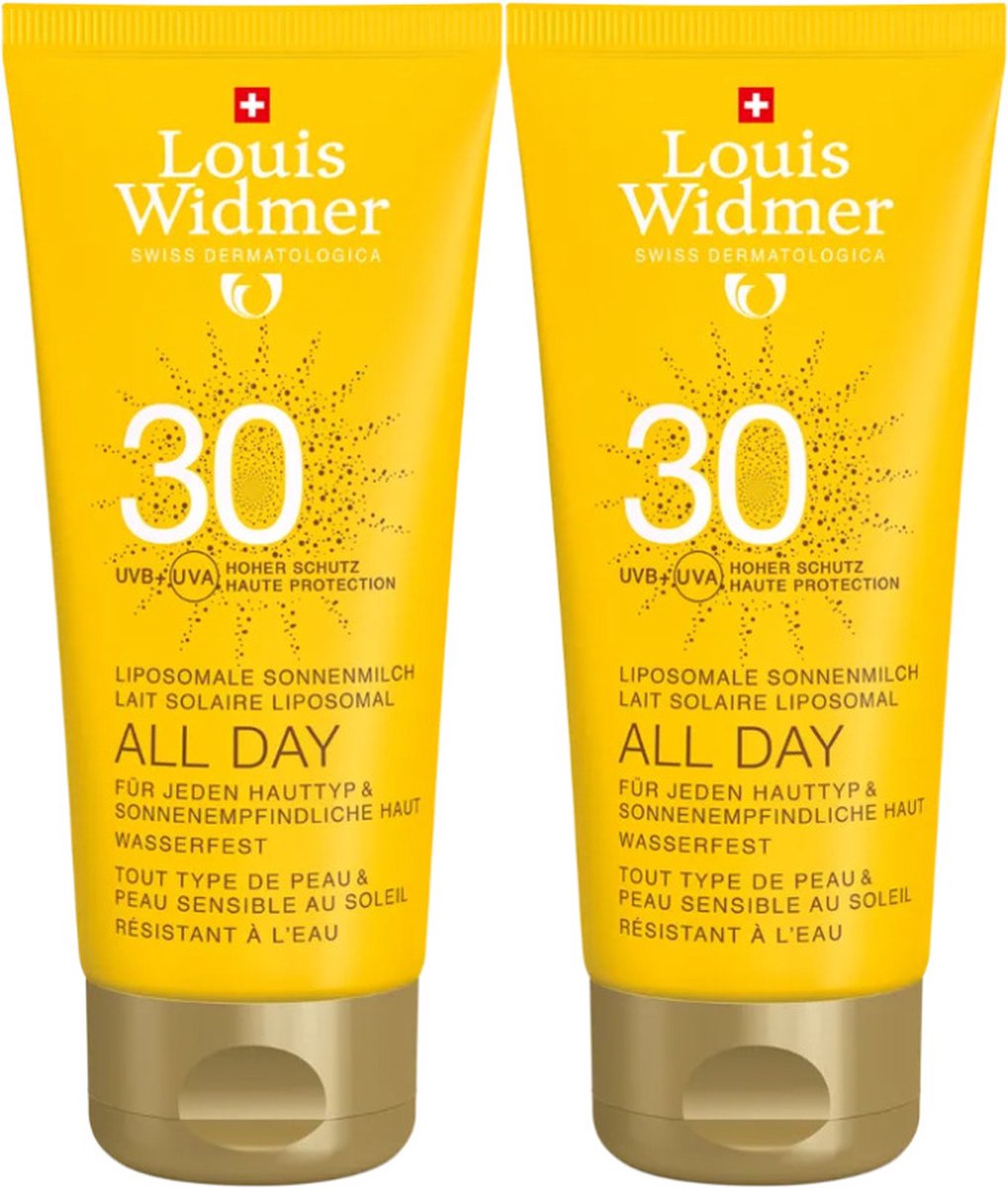 Goedkoopste Widmer Sun All Day 30 Duo N/parf Tube 2x100ml