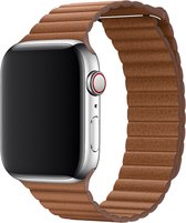 Apple Leather Loop M voor de Apple Watch Series 1 / 2 / 3 / 4 / 5 / 6 / 7 / 8 / 9 / SE / Ultra (2) - 42 / 44 / 45 / 49 mm - Saddle Brown