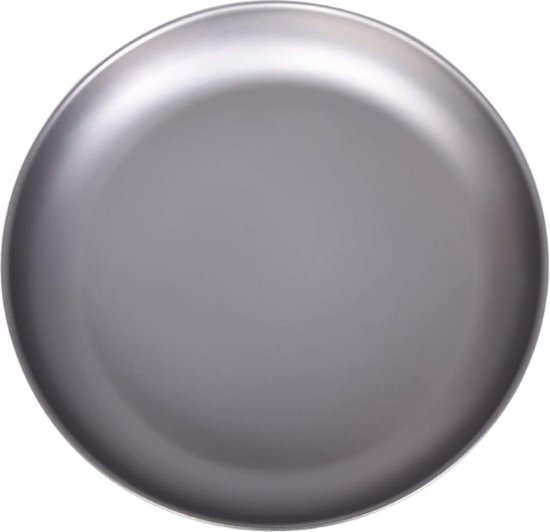 Boundless Voyage Titanium Camping Plaat Gerechten Schotel Lichtgewicht Ronde Servies Set Stapelbare Serveerplaten Pasta Platen Reizen Outdoor Home Keuken Servies Set Ti1115T