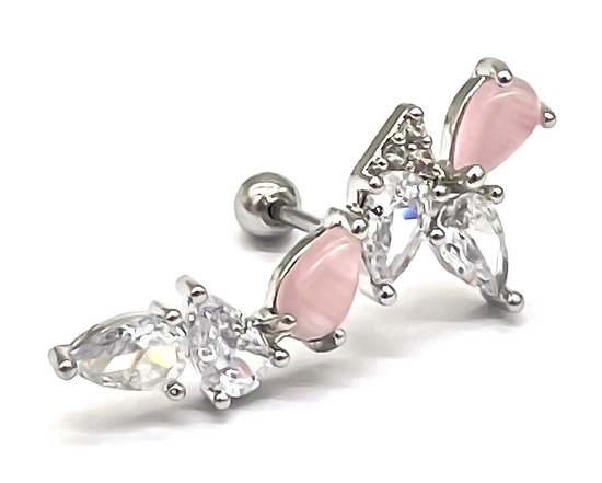 Ring Oorpiercing Met Zirkonen | Luna Juwelen Ring Oorpiercing Met Zirkonen | Luna Juwelen