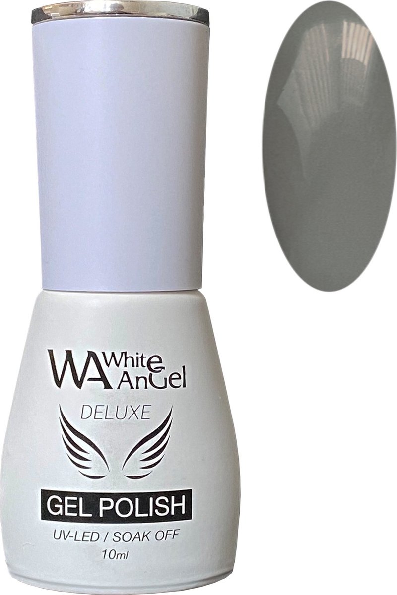 Gellex White Angel Deluxe Gel Polish, gellak, gel nagellak, shellac - 130 Charcoal 10ml