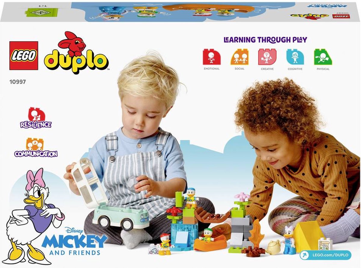 LEGO DUPLO Disney - La maison de vacances de Mickey, Jouet pour Tout-Petits  Fille et Garçon dès 2 Ans 2 Ans et Plus, 57 Pièces de - Cdiscount Jeux -  Jouets