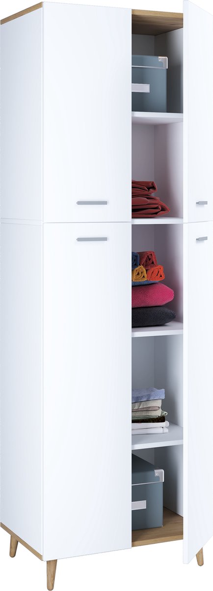 Houten halkast Multifunctionele kast Halkast Multifunctionele kast Landos