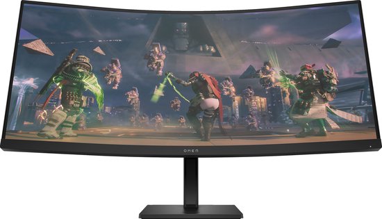 HP OMEN 34c - QHD VA Ultrawide Curved 165Hz Gaming Monitor - 34 Inch