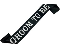 Sjerp Groom to Be zwart met witte letters - bruidegom - groom to be - vrijgezellenfeest - sjerp