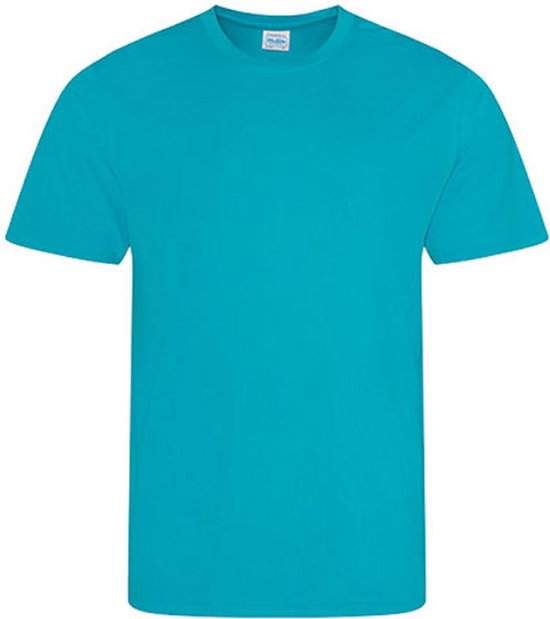 Vegan T-shirt met korte mouwen Cool T 'Turquoise' - XL