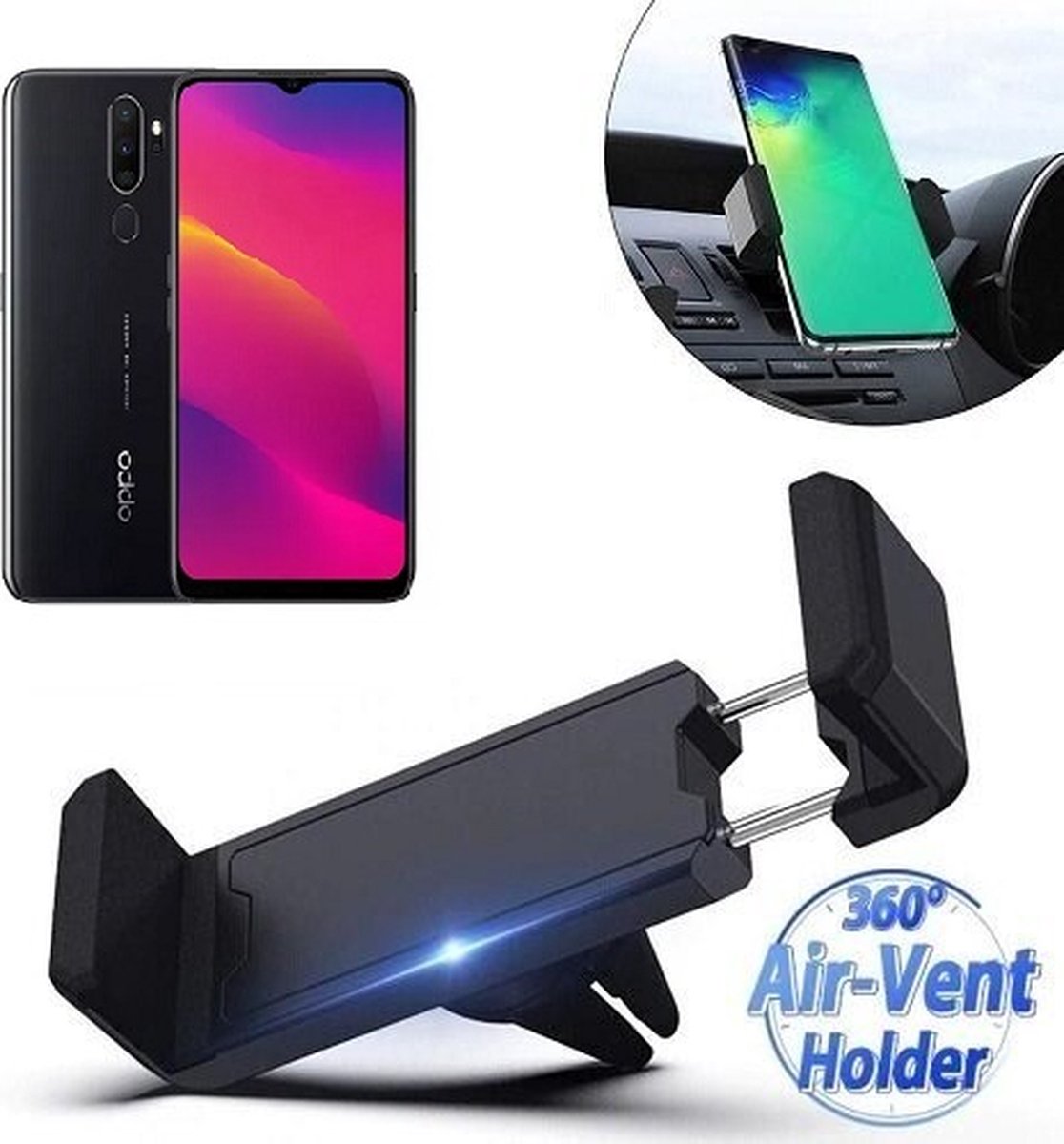 Oppo A5 2020 Telefoonhouder Auto Ventilatierooster