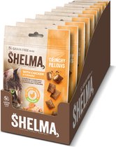 Shelma Premium Kattensnack - met Kip en Kurkuma - 8 x 60 g
