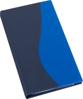 EICHNER ringmap voor visitekaartjespapier Blue, voor 400 visitekaartjes, 4-voudig ringmechanisme