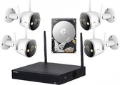 Imou Wireless Kit Lite -F22P Ensemble de surveillance de caméra IP wifi sans fil 4 pièces avec enregistreur