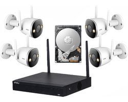 Imou Wireless Kit Lite -F22P 4 stuks draadloze wifi IP camera bewakingsset met recorder