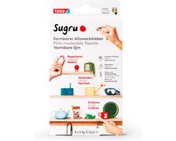 tesa Sugru Kneedlijm 41285-00001-00 Zwart, Wit, Groen, Bruin, Grijs 8 stuk(s)