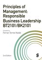 Principles of Management: Responsible Business Leadership BT2101/BK2101 Rotterdam School of Management