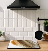 Inductiebeschermer - Veren - 89.6x51.6 cm - Inductiebeschermer - Inductie Afdekplaat Kookplaat - Inductie Mat - Anti-Slip - Keuken Decoratie - Keuken Accessoires
