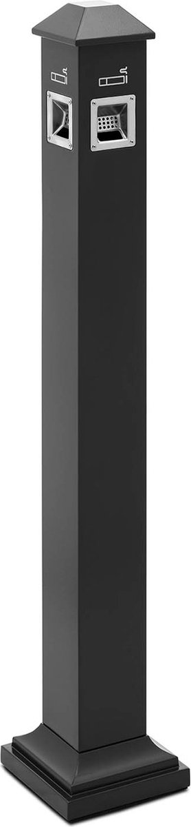 Ulsonix Staande Asbak - Voor Buiten & Binnen - Afsluitbaar - 12 X 21.5 X 120.5 Cm Ulx-ashtray 01f
