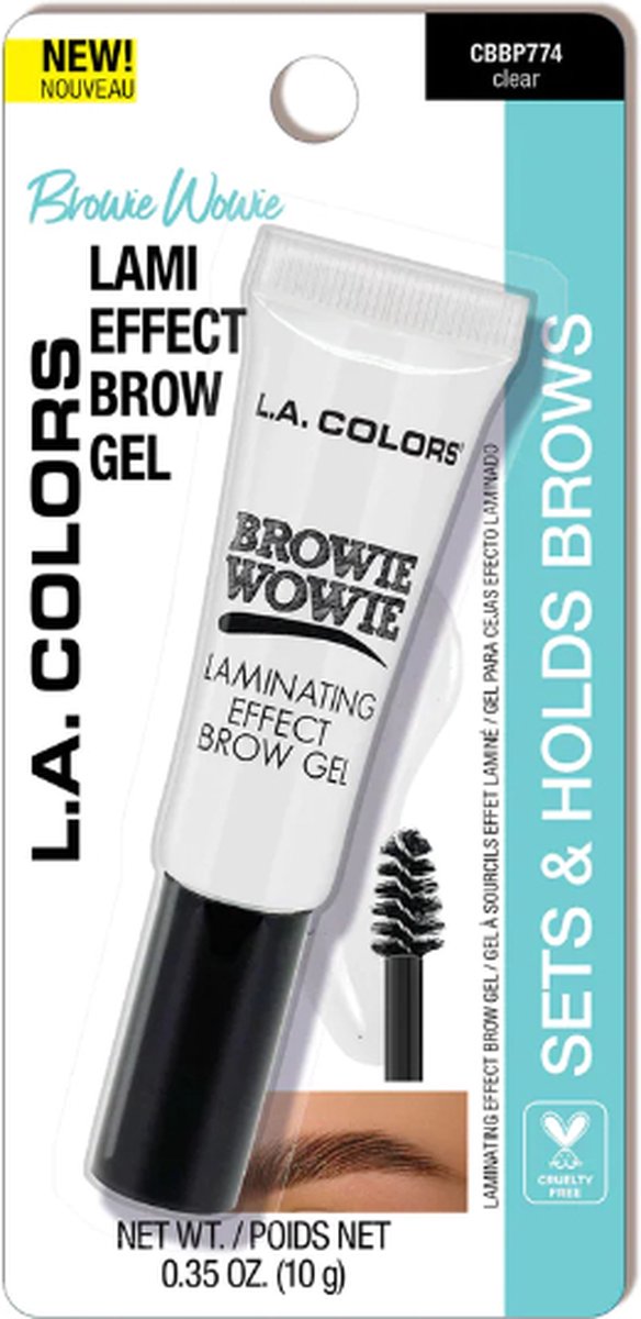 La Colors - Laminating Effect - Brow Gel - Browie Wowie (CBBP774) Clear