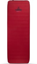 NOMAD® Levanto 10.0 Slaapmat Zelfopblazende | 198x68 | Dikte 10 cm | Rood | Lichtgewicht 1 persoons Luchtbed | Incl Hoes