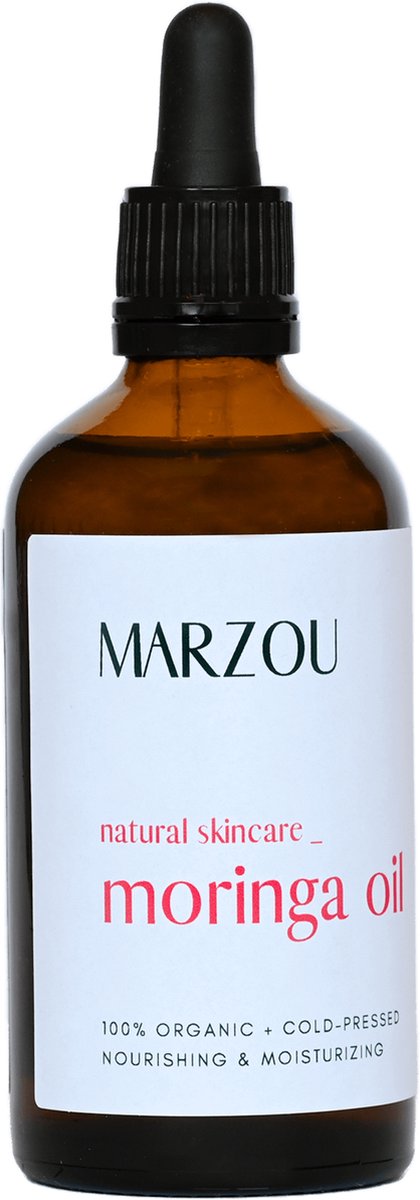Goedkoopste Moringa olie 100 ml | biologisch, koudgeperst & puur | natuurlijke huidolie en haarolie | moringa oil Moringa oleifera